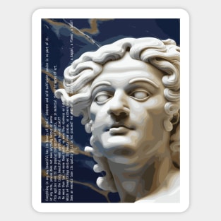 Marcus Aurelius Artistic Sticker